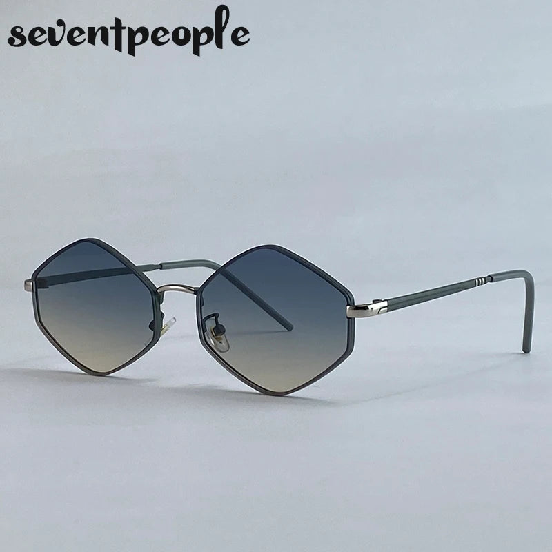 Vintage Steampunk Polygon Women Sunglasses