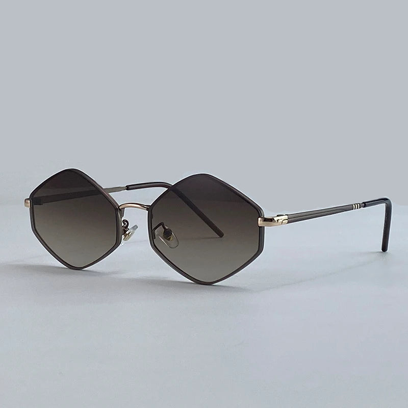 Vintage Steampunk Polygon Women Sunglasses