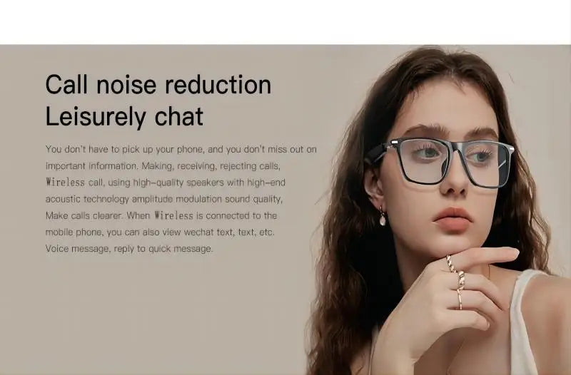 Smart Audio Sunglasses with Auto-Dimming Lenses & HD Sound