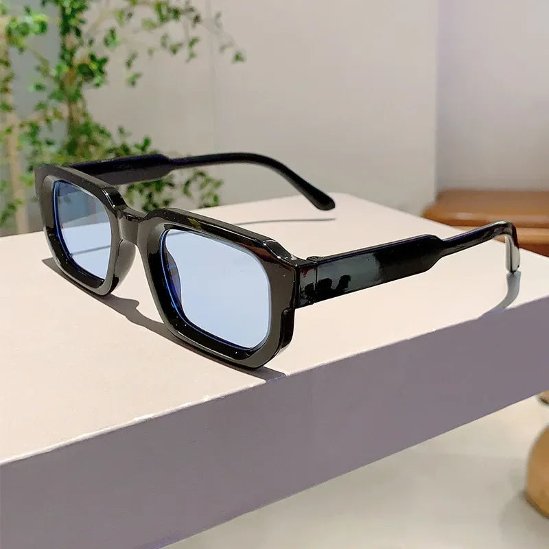Aesthetic Fashion Vintage Retro Rectangle Frame Sunglasses