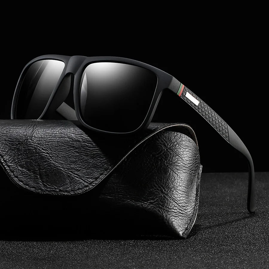 Fashion Vintage Square Polarized Sunglasses