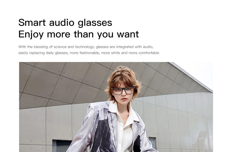 Smart Audio Sunglasses with Auto-Dimming Lenses & HD Sound