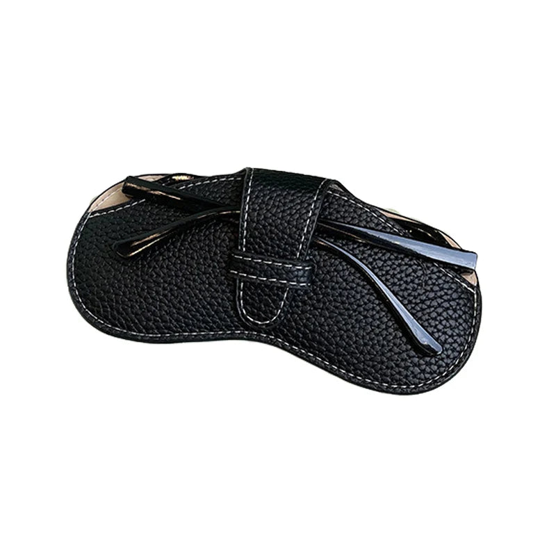 Soft Leather Glasses Bag Fashion Portable Sunglasses Case