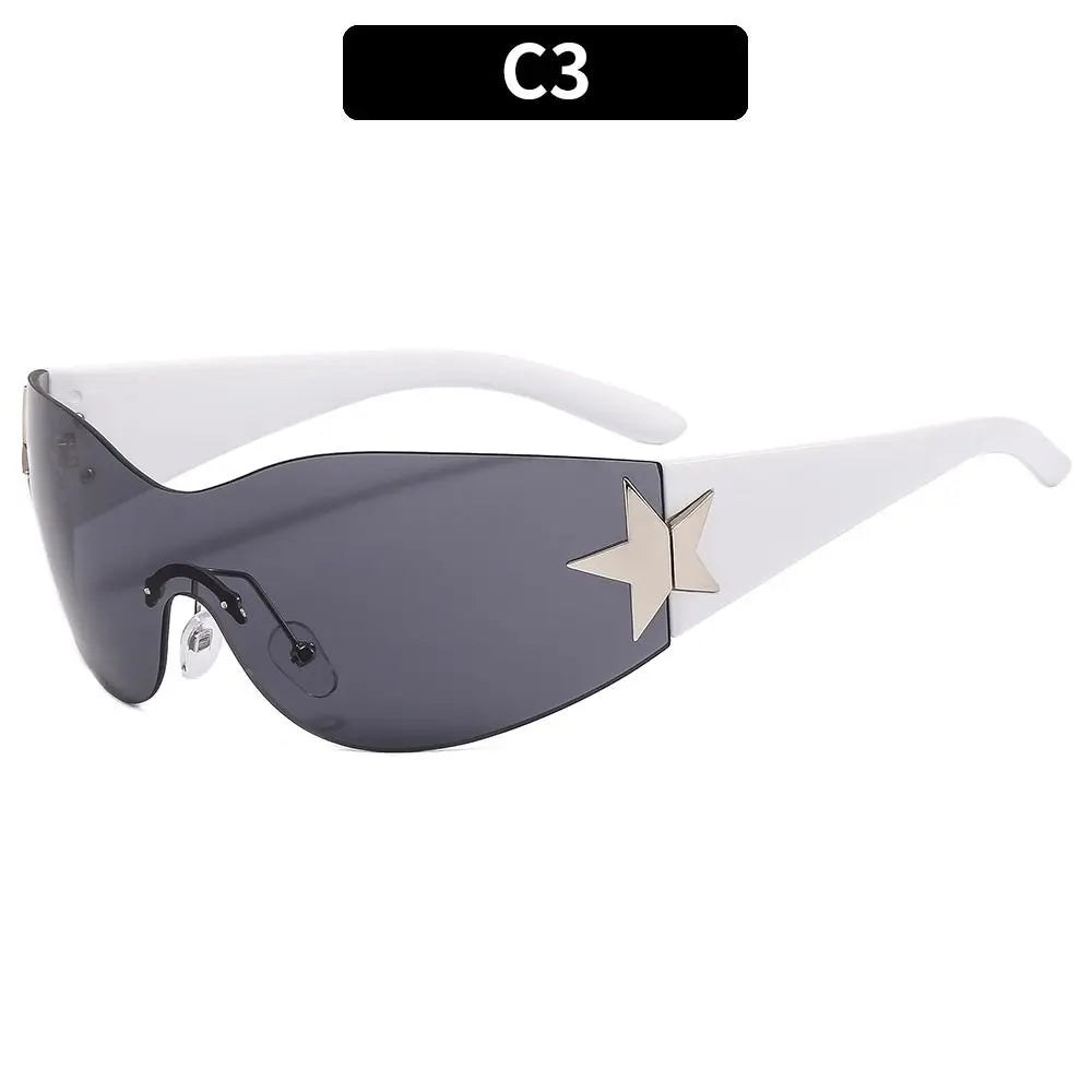 Fashion Trendy Star Punk Y2K Sunglasses