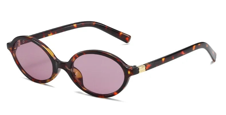 Fashion Oval Simple Literary Women's Sunglasses