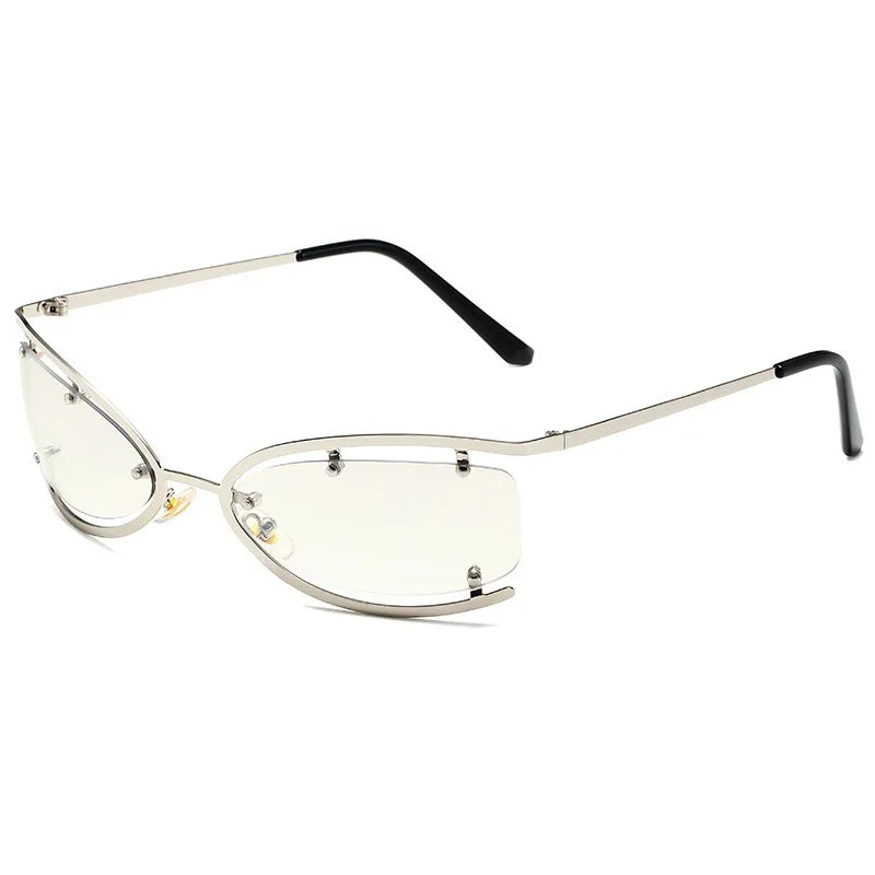 Y2K Metal Small Frame Cat Eye Women's Sunglasses