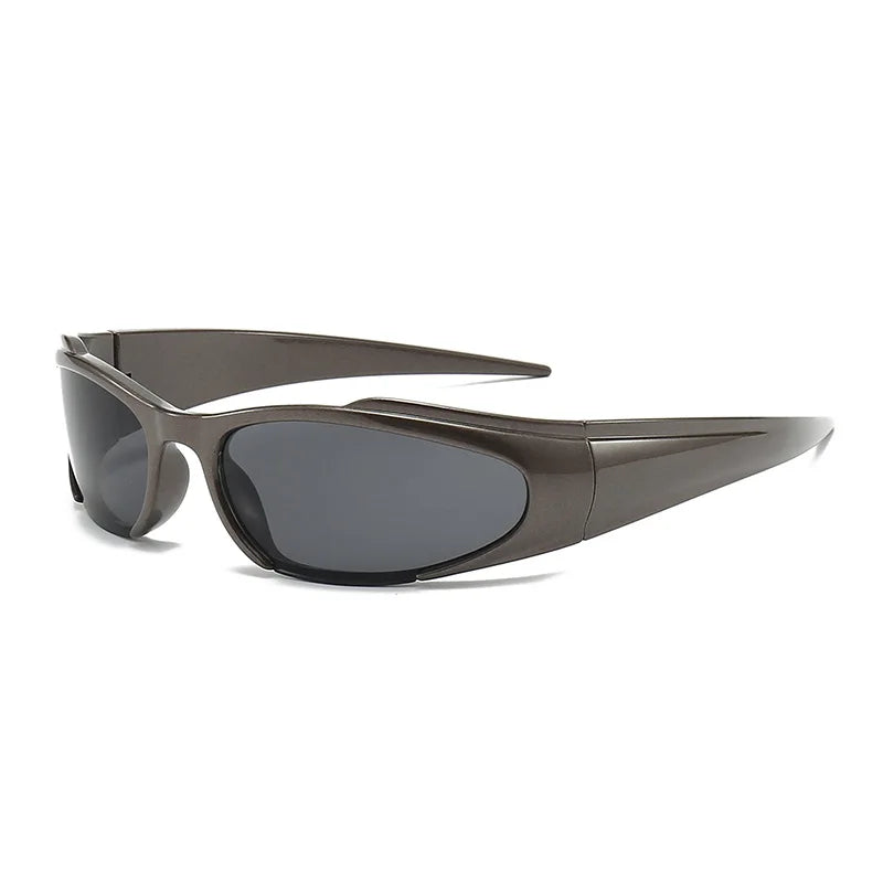 Y2k Retro Oval Vintage Punk Sunglasses