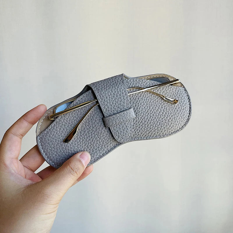 Soft Leather Glasses Bag Fashion Portable Sunglasses Case