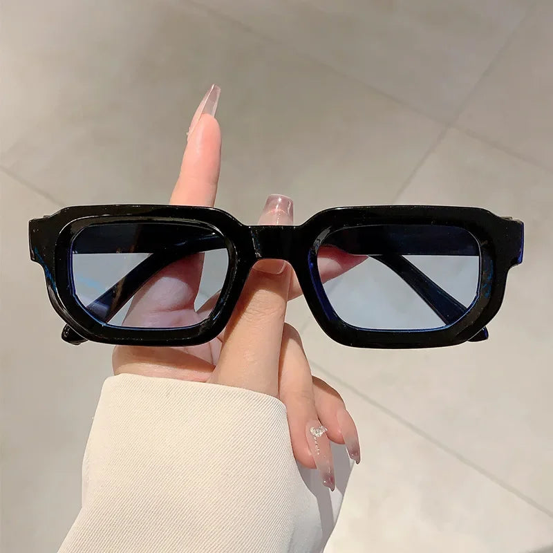 Aesthetic Fashion Vintage Retro Rectangle Frame Sunglasses