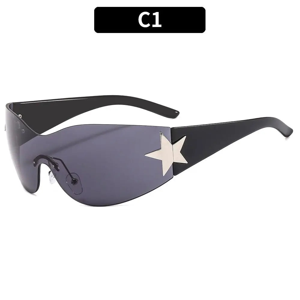 Fashion Trendy Star Punk Y2K Sunglasses