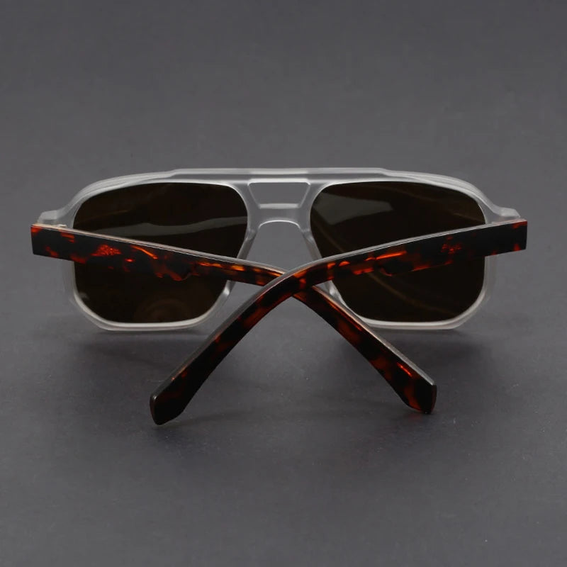 NYWOOH Ultralight Polygon Frame Sunglasses