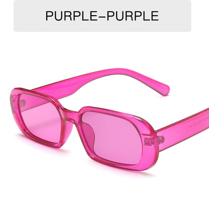 Retro Small Frame Candy Color Colorful Fashion Sunglasses