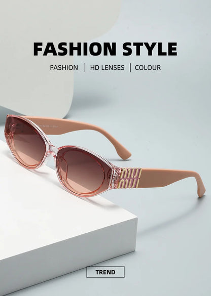 MUI Cute Oval Glamour Designer Sunglasses