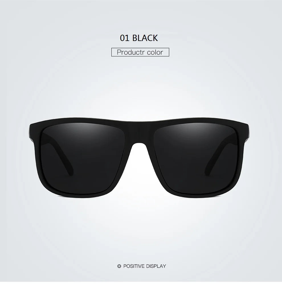 Fashion Vintage Square Polarized Sunglasses
