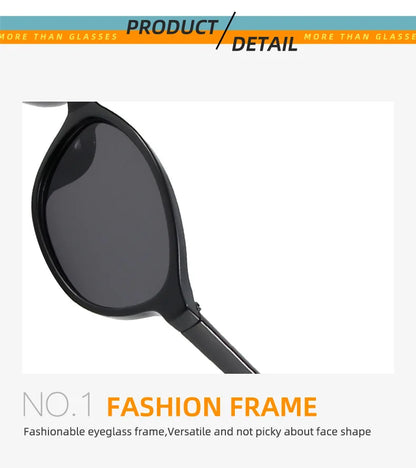 Retro Oval Frame Punk Cat Eyes Sunglasses