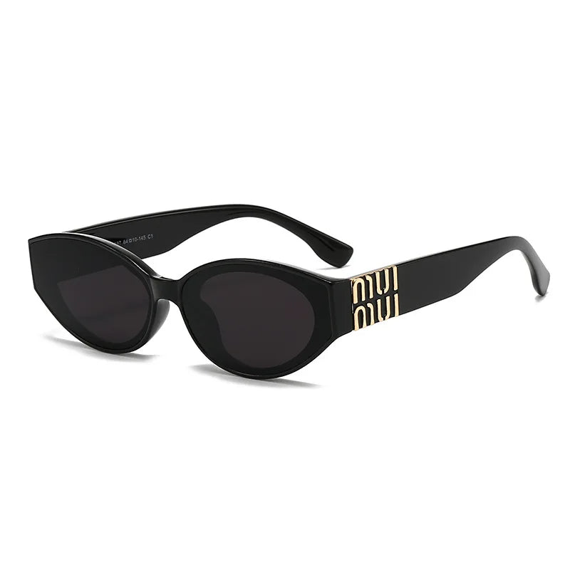 MUI Cute Oval Glamour Designer Sunglasses