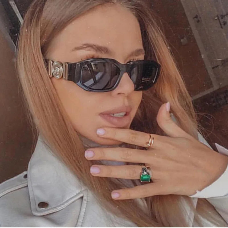 Luxury Vintage Small Square Frame Sunglasses