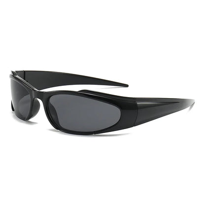 Y2k Retro Oval Vintage Punk Sunglasses