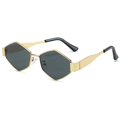 Retro Polygon Oculos De Sol Vintage Special-Shaped Sunglasses