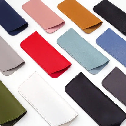 PU Leather Glasses Protective Cover Case