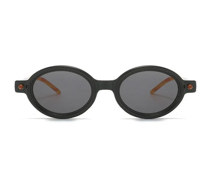 Fashion Retro Small Oval Punk Eyewear Sunglasses