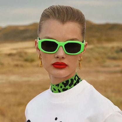 Luxury Vintage Small Square Frame Sunglasses