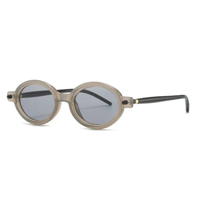Fashion Retro Small Oval Punk Eyewear Sunglasses