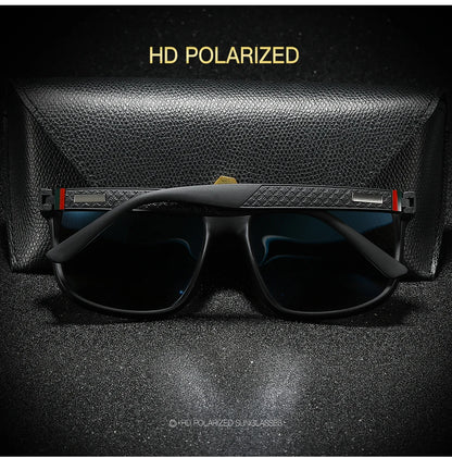 Fashion Vintage Square Polarized Sunglasses