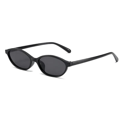 Retro Oval Frame Punk Cat Eyes Sunglasses