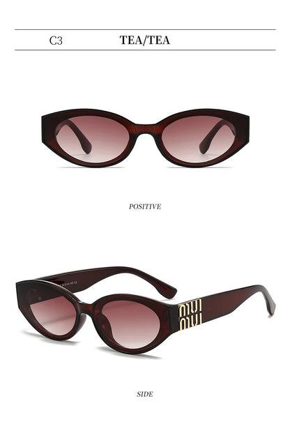 MUI Cute Oval Glamour Designer Sunglasses