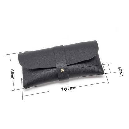 Soft PU Leather Glasses Jewelry Pouch