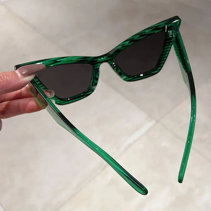 Vintage Oversized Cat Eye Trendy Punk Shades