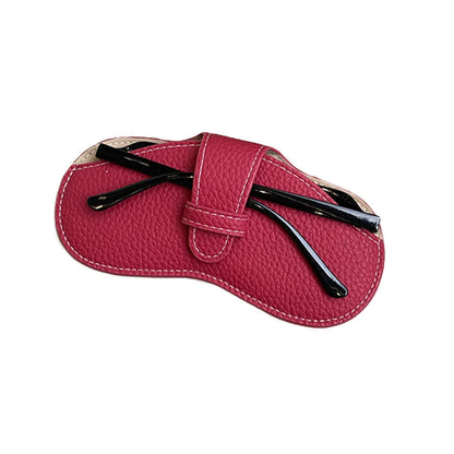 Soft Leather Glasses Bag Fashion Portable Sunglasses Case