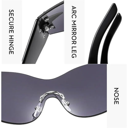Fashion Trendy Star Punk Y2K Sunglasses