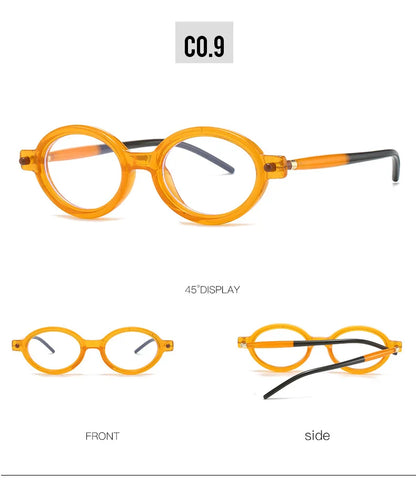 Fashion Retro Small Oval Punk Eyewear Sunglasses