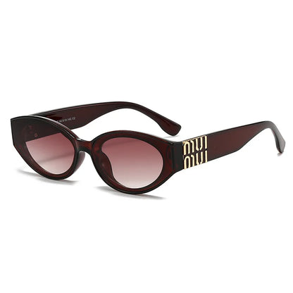 MUI Cute Oval Glamour Designer Sunglasses