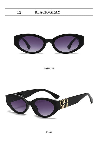 MUI Cute Oval Glamour Designer Sunglasses