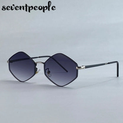 Vintage Steampunk Polygon Women Sunglasses