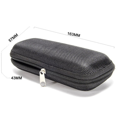 Luxury EVA PU Leather Zipper Glasses Case