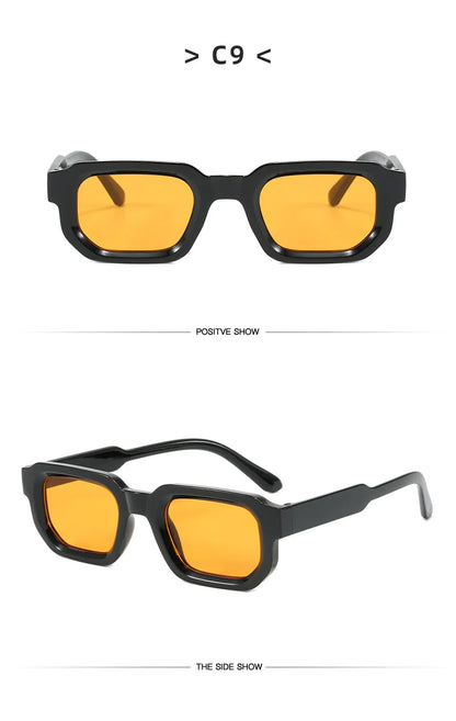 Fashion Retro Vintage Rectangle Frame Sunglasses