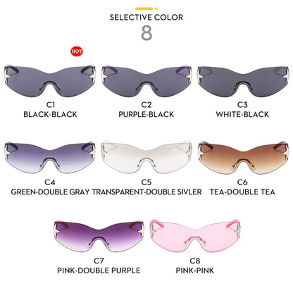 Fashion Trendy Star Punk Y2K Sunglasses
