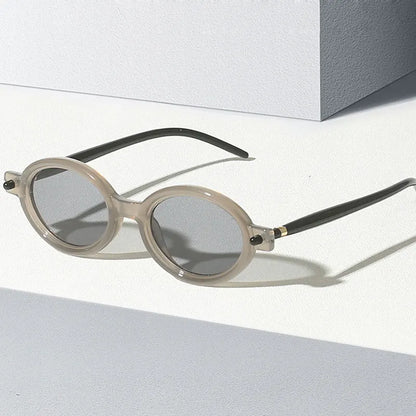 Fashion Retro Small Oval Punk Eyewear Sunglasses