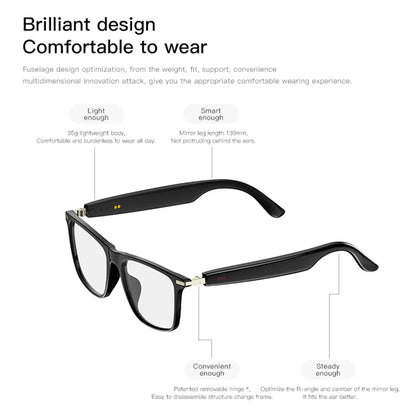 Smart Audio Sunglasses with Auto-Dimming Lenses & HD Sound