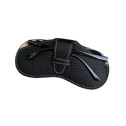 Soft Leather Glasses Bag Fashion Portable Sunglasses Case
