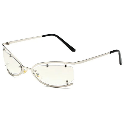 Y2K Metal Small Frame Cat Eye Women's Sunglasses