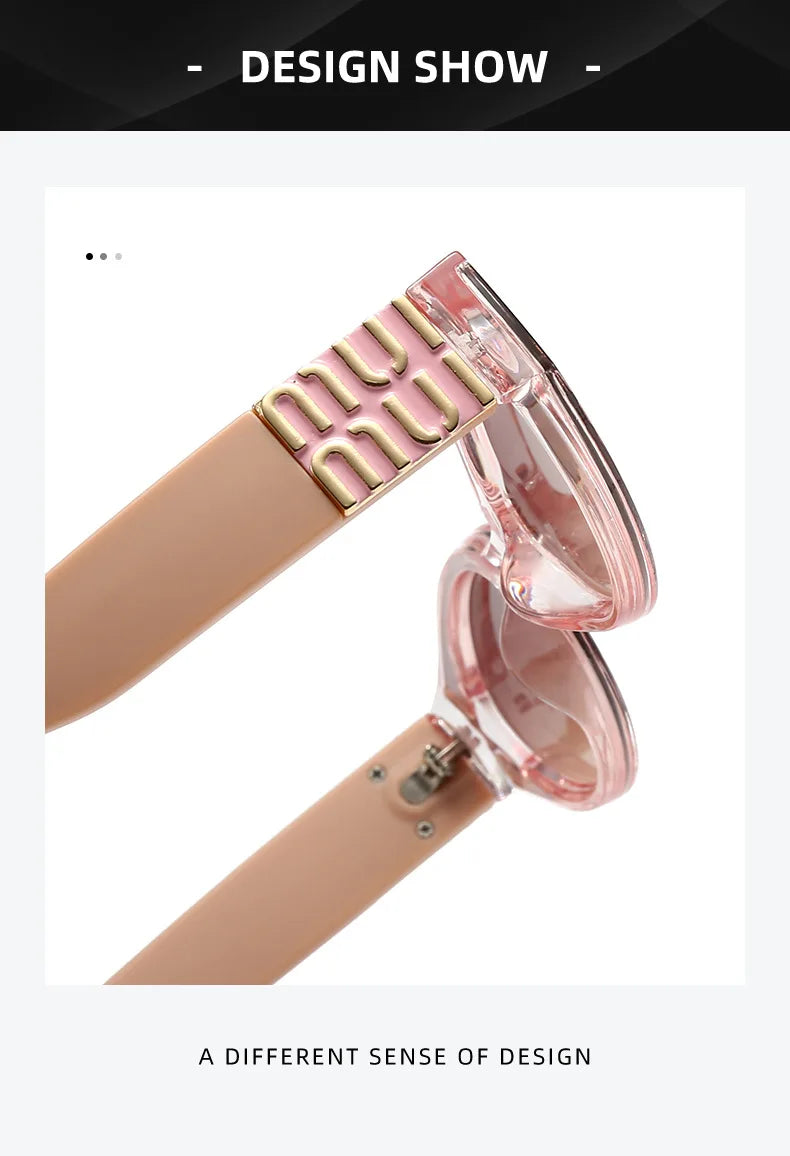 MUI Cute Oval Glamour Designer Sunglasses