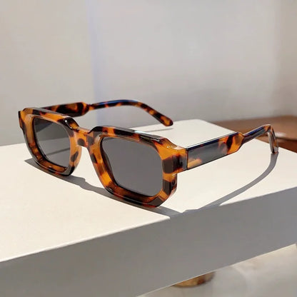 Fashion Retro Vintage Rectangle Frame Sunglasses