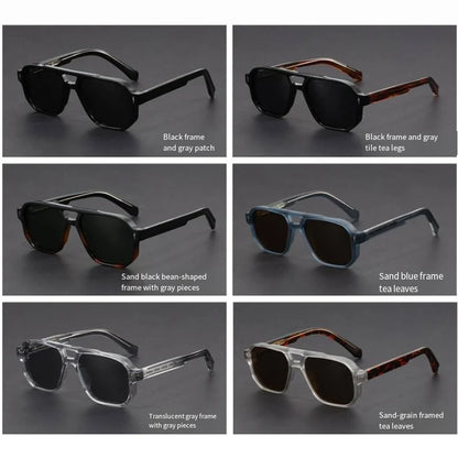 NYWOOH Ultralight Polygon Frame Sunglasses