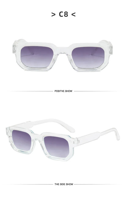 Fashion Retro Vintage Rectangle Frame Sunglasses